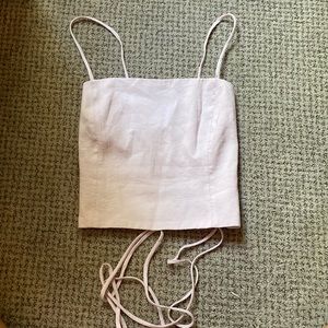 Light Purple/Violet Tie Back Zara Top